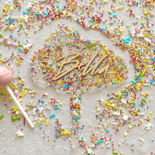 Load image into Gallery viewer, Personalised Cake Topper (Cloud)