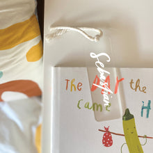 Load image into Gallery viewer, School Bag Tag / Bookmark (Personalised) - Clear