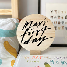 Load image into Gallery viewer, School (Personalised) First Day Sign