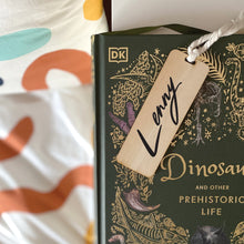 Load image into Gallery viewer, School Bag Tag / Bookmark (Personalised) - Plywood